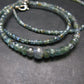 Extremely Rare Alexandrite Necklace - 19" - Rondelle Facetted Beads - 41 Carats