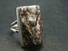 Astrophylite Astrophyllite Silver Ring From Russia - Size 8 - 8.52 Grams