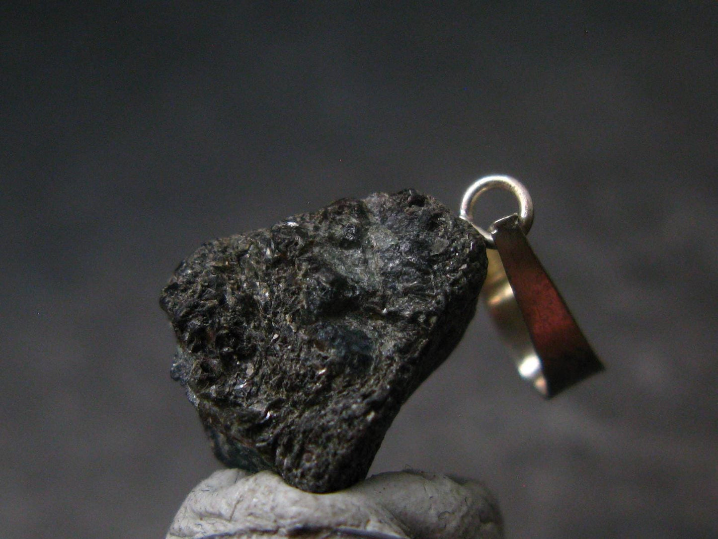 Alexandrite Chrysoberyl Crystal Silver Pendant From Brazil - 1.0" - 1.62 Grams