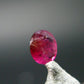 Beautiful Rare Gem Bixbite Red Beryl Emerald Cut Stone From Utah USA - 0.27 Carats - 4.9x4.0mm