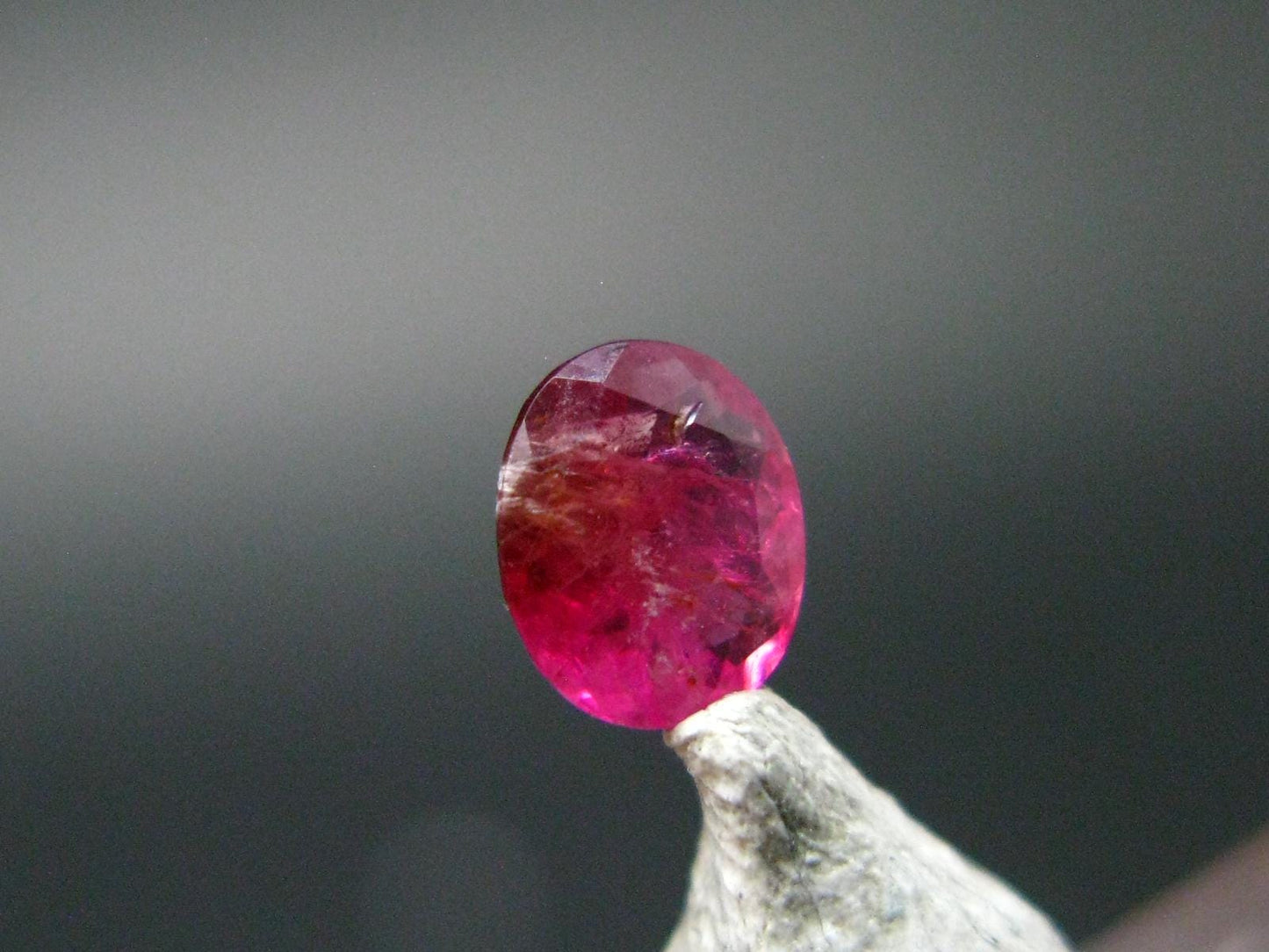 Beautiful Rare Gem Bixbite Red Beryl Emerald Cut Stone From Utah USA - 0.27 Carats - 4.9x4.0mm