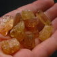 Lot of 10 Imperial Topaz Crystals From Brazil - 155.95 Carats