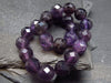 Amethyst Genuine Bracelet ~ 7 Inches ~ 8.5mm Facetted Beads