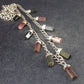 Tourmaline Crystal Silver Necklace from Brazil - 20" - 10.1 Grams