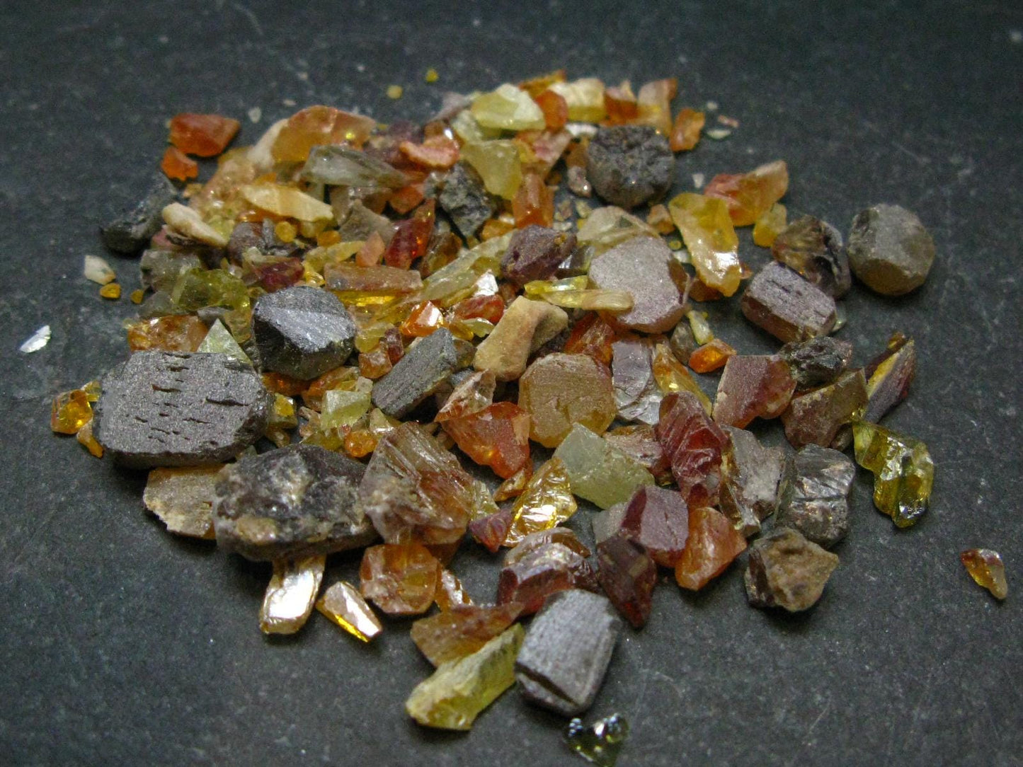 Rare Lot of Sphalerite Crystals and offcuts from Spain- 61.28 Carats