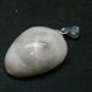 Natrolite Sterling Silver Pendant Necklace From Indonesia - 1.2" - 2.57 Grams