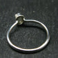 Green Herderite Silver Ring From Brazil - 1.87 Grams - Size 8
