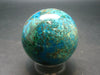 Chrysocola Chrysocolla Sphere From Peru - 2.0"