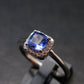 Tanzanite (Zoisite) Sterling Silver Ring - 2.09 Grams - Size 7