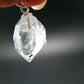 Fine Natural Herkimer Diamond Silver Pendant From New York - 0.8" - 1.93 Grams