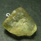 Gem Libyan Desert Glass Tektite Pendant Sterling Silver from Libya - 1.1" - 5.03 Grams