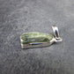 Natural Gem Moldavite Tektite SS Pendant from Czech Republic - 1.18 Grams - 0.9"