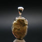 Phenakite Phenacite Silver Pendant from Brazil - 1.0 Inches - 3.0 Grams