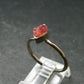 Pezzottaite Crystal Silver Ring From Madagascar - Size 8 - 2.08 Grams