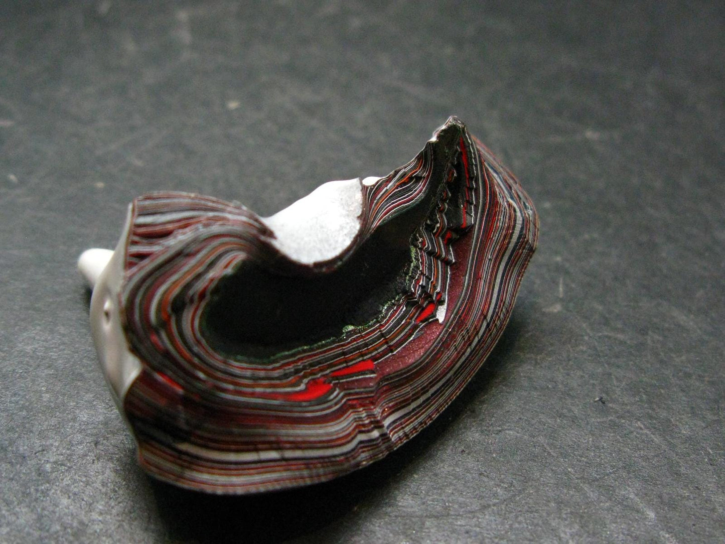 Very Cool Fordite "Detroit Motor City Agate" from Michigan - 1.7"- 11.46 Grams