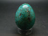 Chrysocola Chrysocolla Egg From Peru - 2.1" - 114.90 Grams