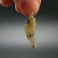 Yellow Terminated Sapphire Corundum Crystal Silver Pendant From Sri Lanka - 1.3" - 21 Carats