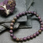 Purpurite Genuine Bracelet ~ 7 Inches ~ 6mm Round Beads
