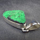 Uvarovite (Green Chromium Garnet) Cluster Silver Pendant from Russia - 1.6" - 6.90 Grams