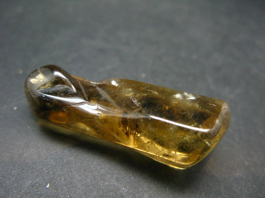 Nice Untreated Unheated Citrine Tumbled Stone from Zambia - 57.45 Carats - 1.6"