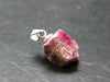 Bixbite Red Emerald Beryl Silver Pendant From Utah USA - 6.30 Carats - 0.7"