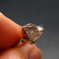 Gray Herderite Silver Ring from Africa - Size 8 - 1.86 Grams