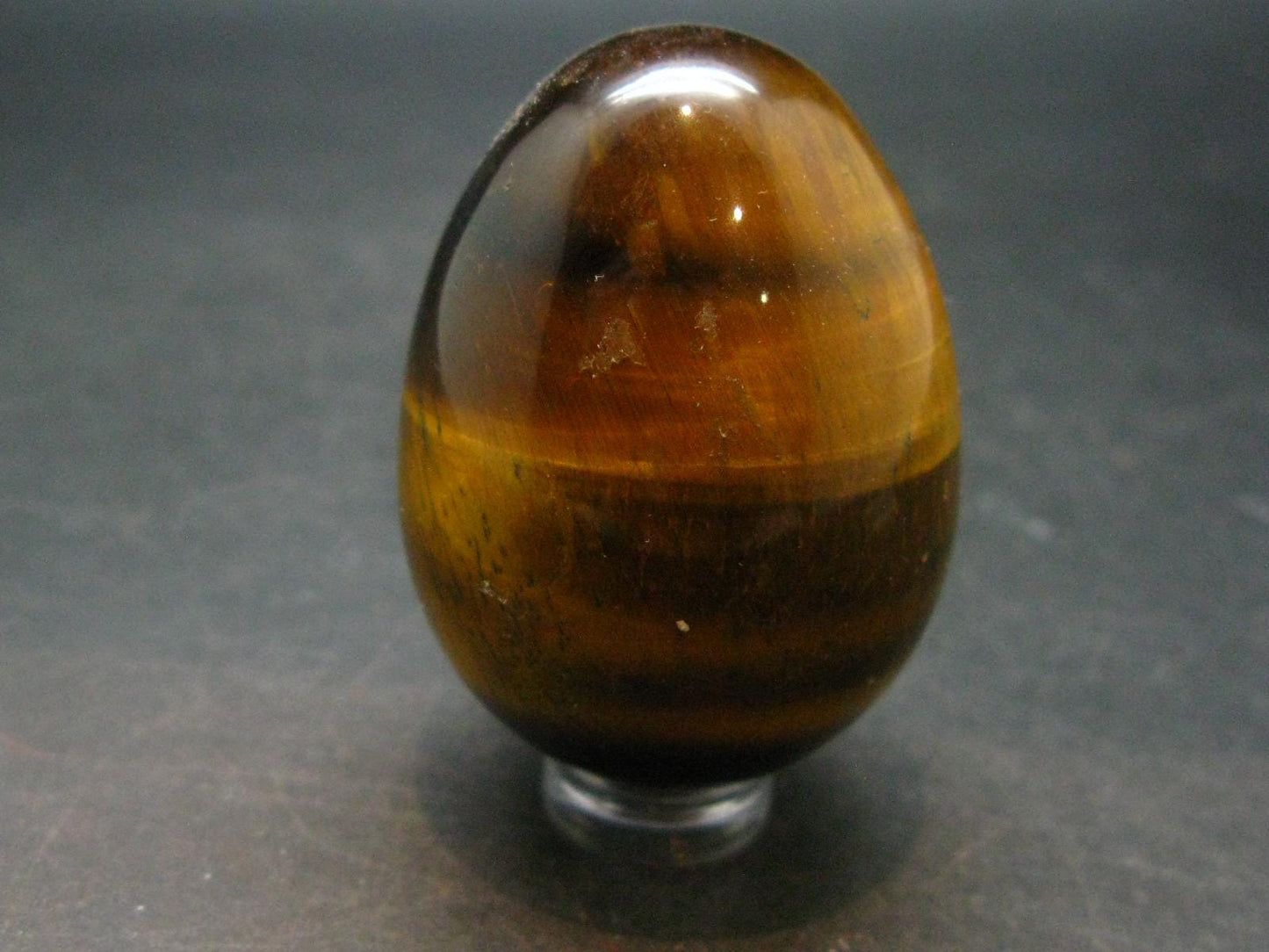 Golden Tiger Eye Egg From South Africa - 1.9"