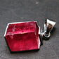 Rhodochrosite Sterling Silver Pendant From Alma Colorado - 1.0" - 4.58 Grams