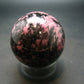 Pink Rhodonite Rodonite Sphere Ball From Canada - 1.7" - 152.09 Grams