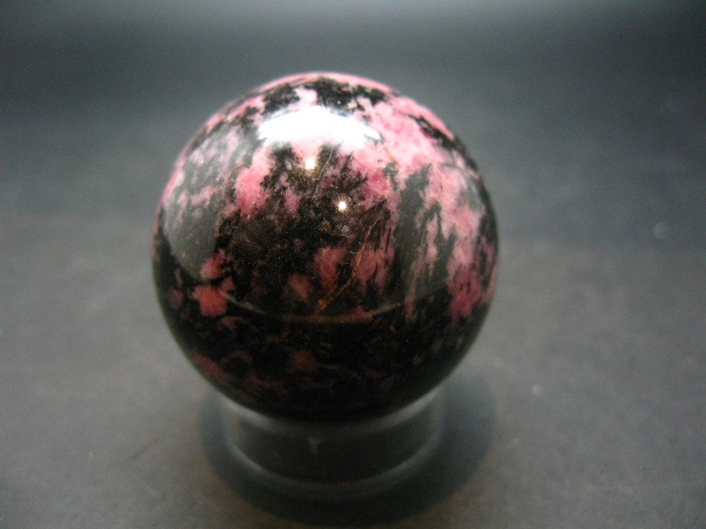 Pink Rhodonite Rodonite Sphere Ball From Canada - 1.7" - 152.09 Grams