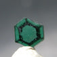 Beautiful Rare Gem Trapiche Emerald From Colombia - 0.66 Carats - 6x5mm