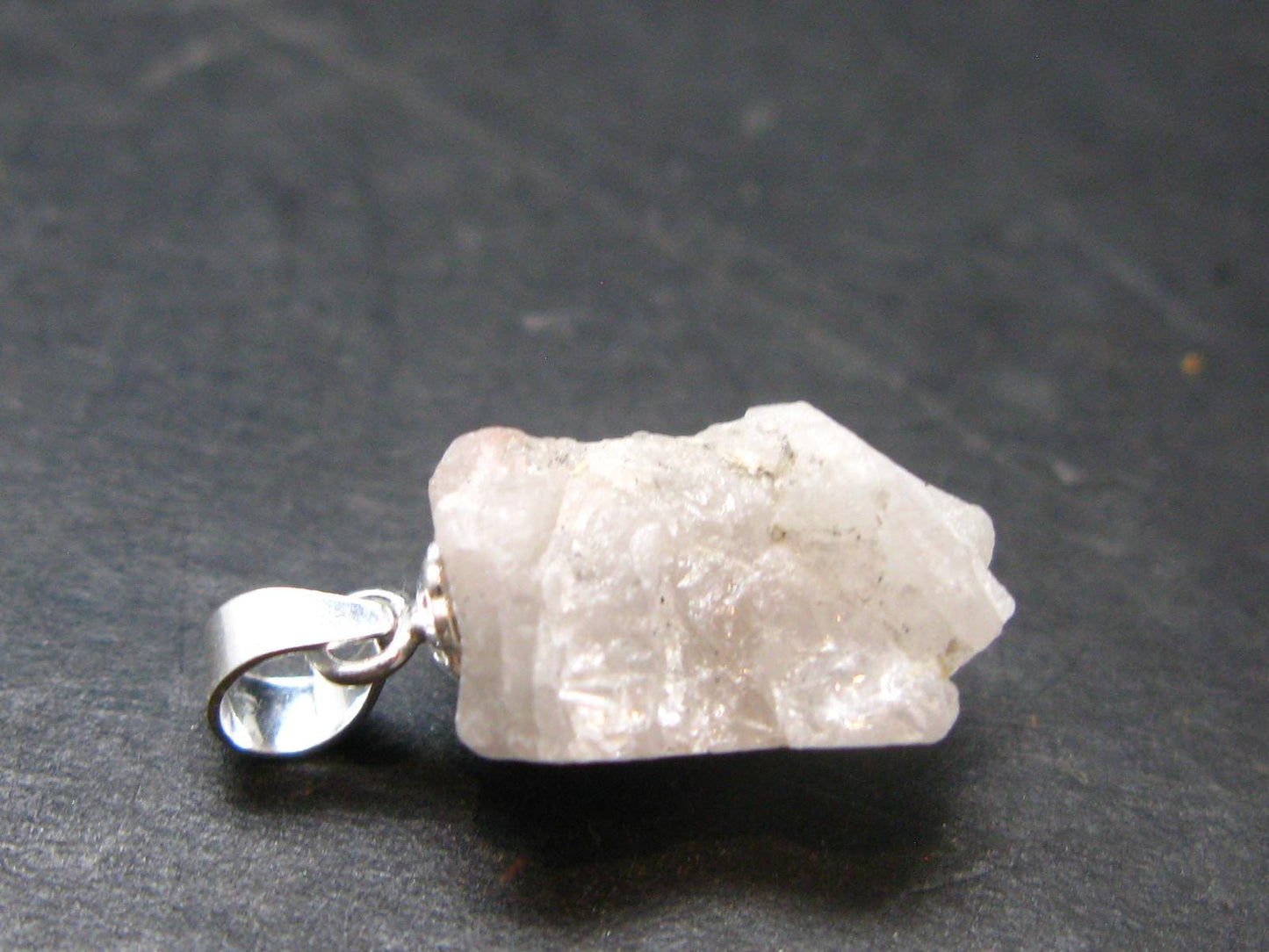Phenakite Phenacite Silver Pendant from Brazil - 0.7 Inches - 1.62 Grams