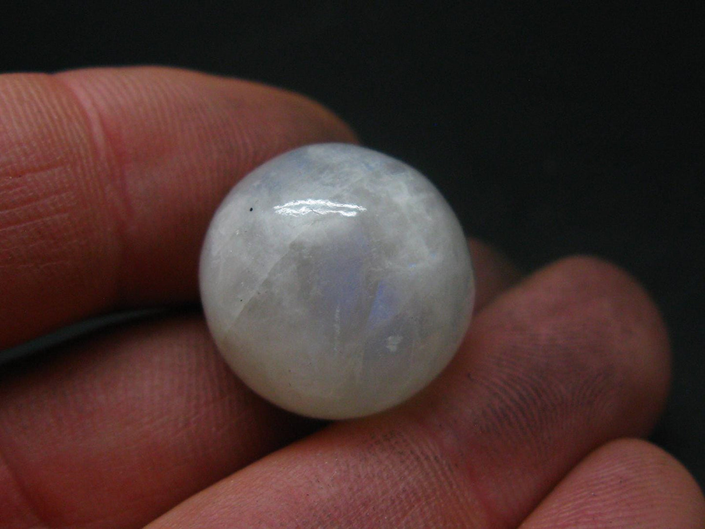 Gem Moonstone Sphere from India - 0.8" - 9.4 Grams