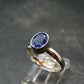 Tanzanite (Zoisite) Sterling Silver Ring - 2.03 Grams - Size 7