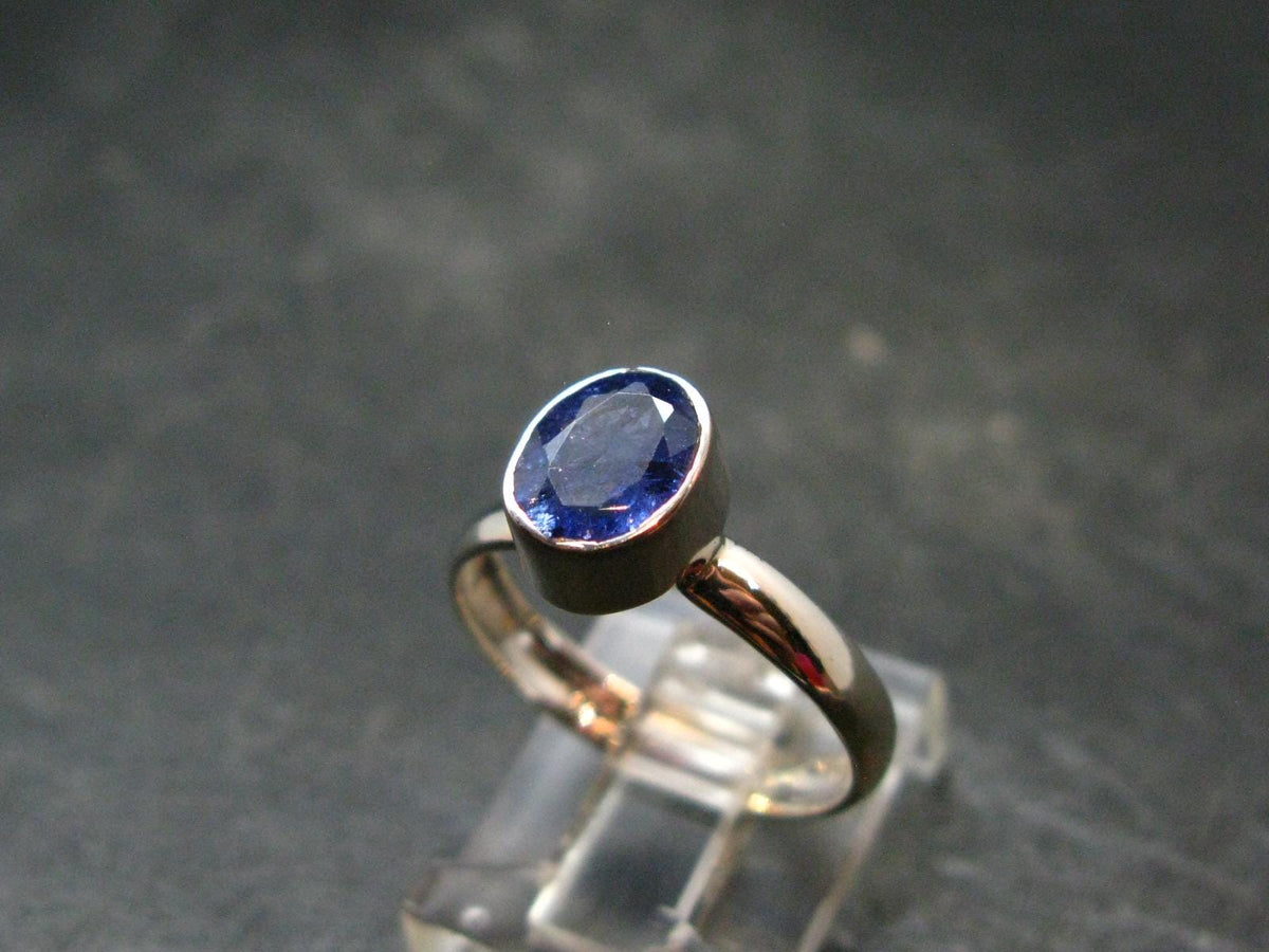 Tanzanite (Zoisite) Sterling Silver Ring - 2.03 Grams - Size 7