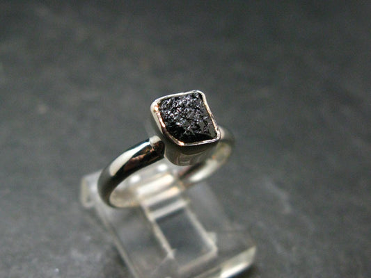 Terminated Brookite Crystal Silver Ring From Arkansas - Size 6 - 2.07 Grams