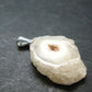 Anandalite Quartz Crystal Silver Pendant From India - 1.1" - 3.10 Grams
