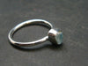 Euclase Crystal Silver Ring From Brazil - Size 7 - 1.92 Grams