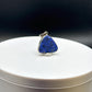 Natural Azurite Silver Pendant | Raw Blue Gemstone Jewelry