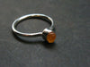 Fire Opal Silver Ring From Mexico - 1.70 Grams - Size 7