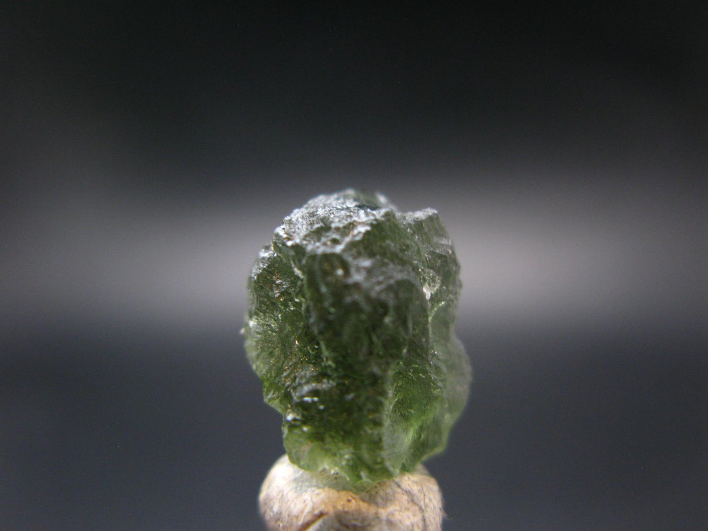 Rare Moldavite Tektite Raw Piece From Czech Republic - 0.7" - 2.77 Grams