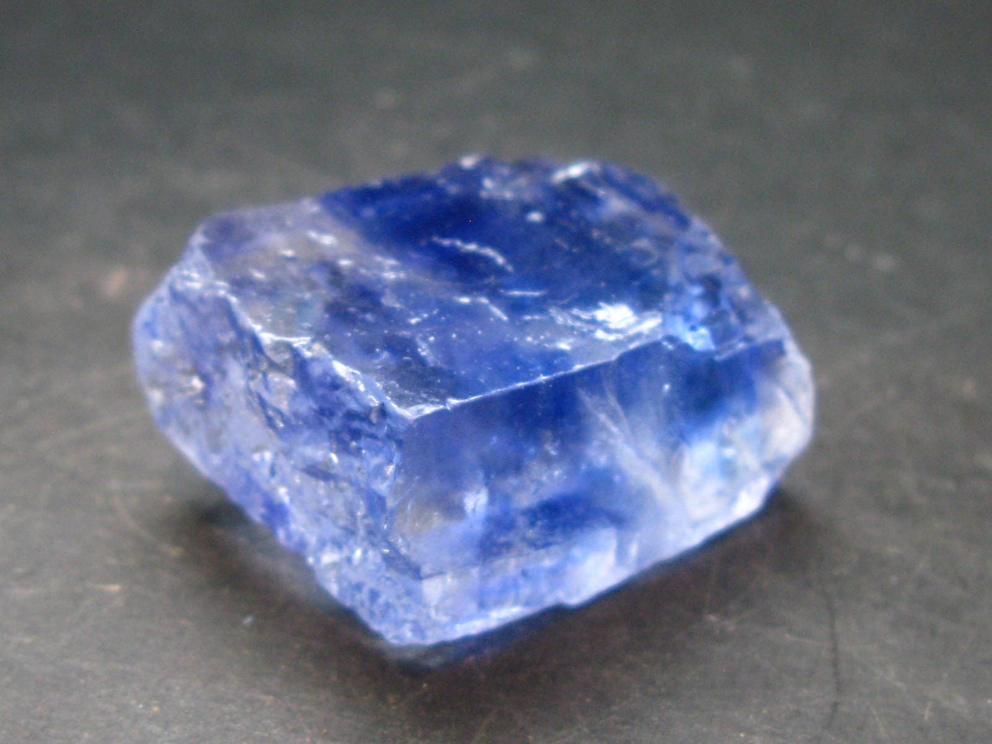 Blue Halite Crystal From USA - 1.35" - 33.8 Grams