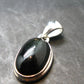Black Star Diopside Silver Pendant From India - 3.44 Grams - 0.9"