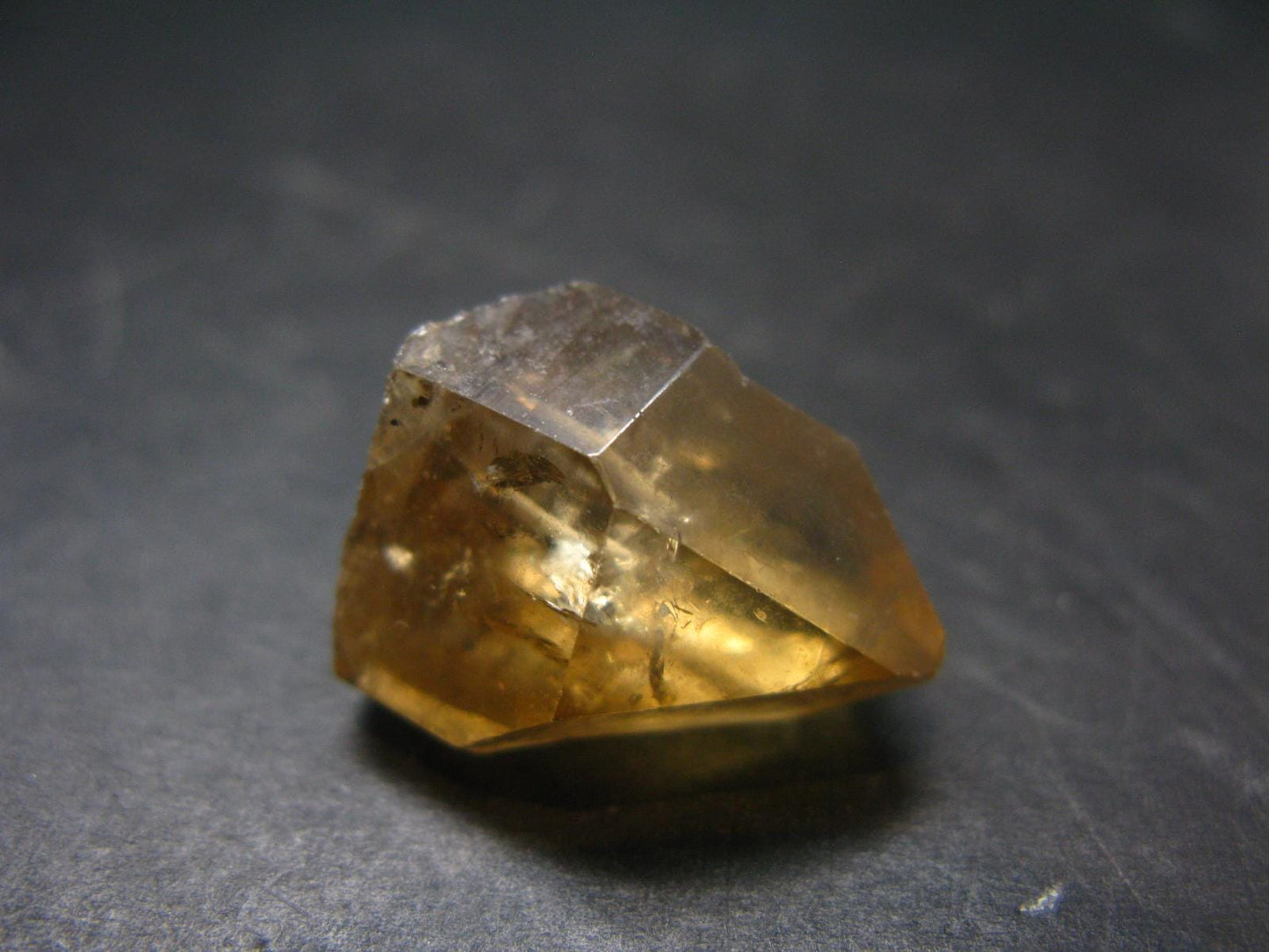 Natural Unheated Citrine Sterling Silver Pendant from Zambia - 0.9" - 7.09 Grams