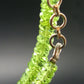 Gem Olivine Peridot Rondelle Beads Necklace From Pakistan - 17"