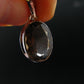 Smoky Quartz Crystal Facetted Silver Pendant From China - 0.9" - 3.29 Grams