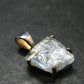 Fantastic Gemmy Aquamarine Crystal Silver Pendant From Brazil - 0.9" - 1.68 Grams