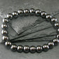 Hematite Genuine Bracelet ~ 7 Inches ~ 8mm Round Beads