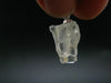 Clear Petalite Crystal Silver Pendant from Brazil - 1.0" - 1.95 Grams