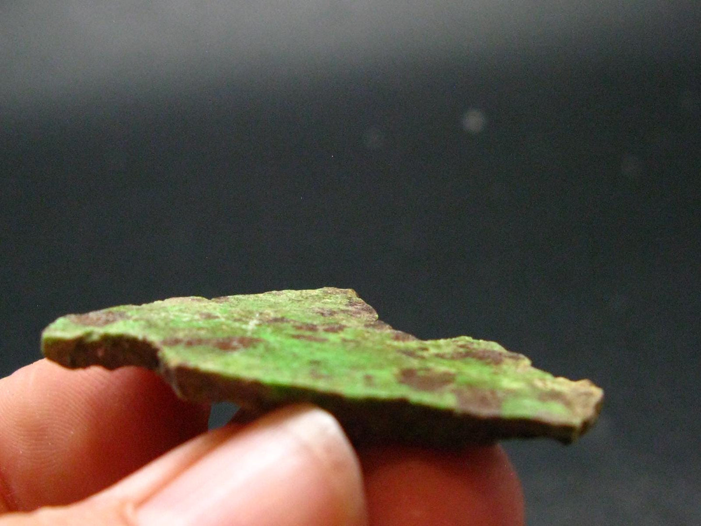 Gaspeite Raw Piece From Canada - 1.5" - 5.32 Grams